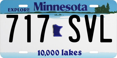 MN license plate 717SVL