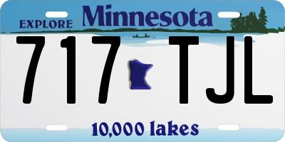 MN license plate 717TJL