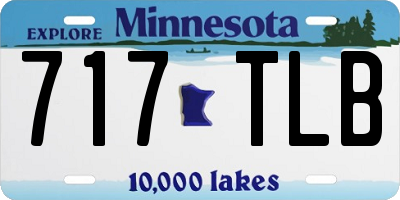 MN license plate 717TLB