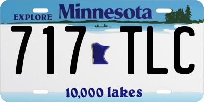 MN license plate 717TLC