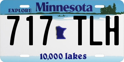 MN license plate 717TLH
