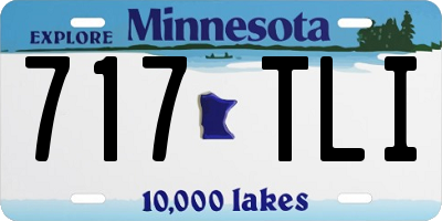 MN license plate 717TLI