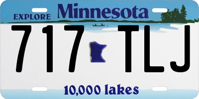 MN license plate 717TLJ