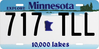 MN license plate 717TLL