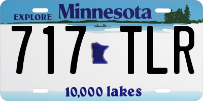 MN license plate 717TLR