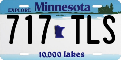 MN license plate 717TLS