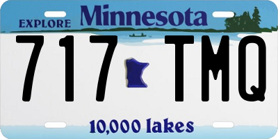 MN license plate 717TMQ