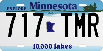 MN license plate 717TMR