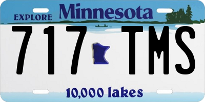 MN license plate 717TMS