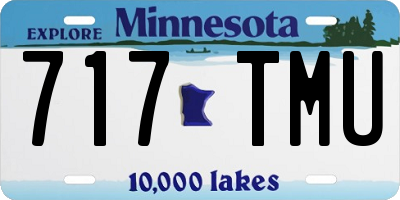 MN license plate 717TMU