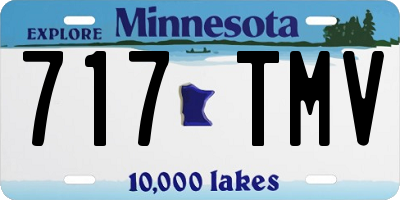 MN license plate 717TMV