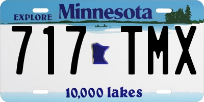 MN license plate 717TMX