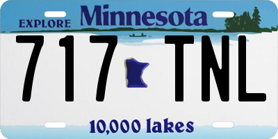 MN license plate 717TNL