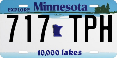 MN license plate 717TPH