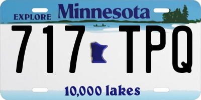MN license plate 717TPQ
