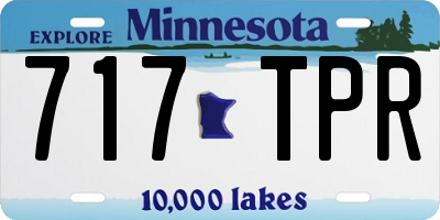MN license plate 717TPR
