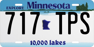 MN license plate 717TPS
