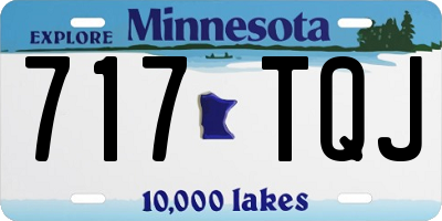 MN license plate 717TQJ