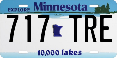 MN license plate 717TRE