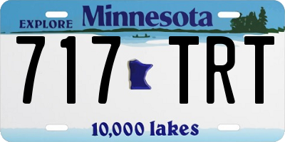 MN license plate 717TRT