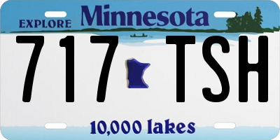 MN license plate 717TSH