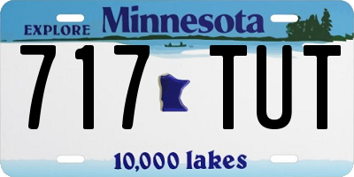 MN license plate 717TUT