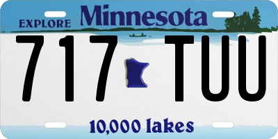 MN license plate 717TUU