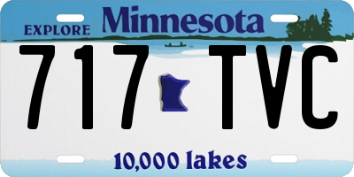 MN license plate 717TVC