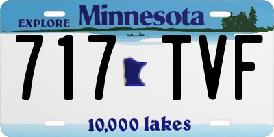 MN license plate 717TVF