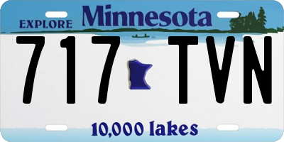 MN license plate 717TVN