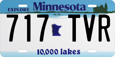 MN license plate 717TVR