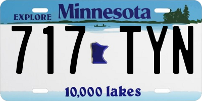 MN license plate 717TYN
