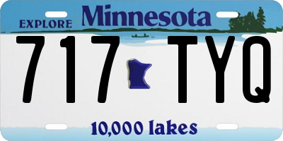 MN license plate 717TYQ