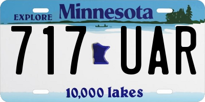 MN license plate 717UAR
