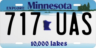 MN license plate 717UAS