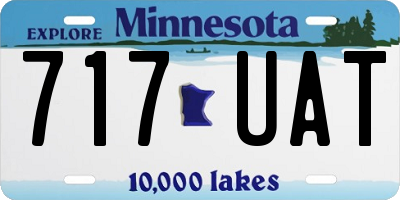 MN license plate 717UAT