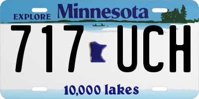 MN license plate 717UCH