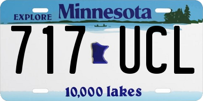 MN license plate 717UCL