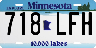 MN license plate 718LFH