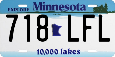 MN license plate 718LFL