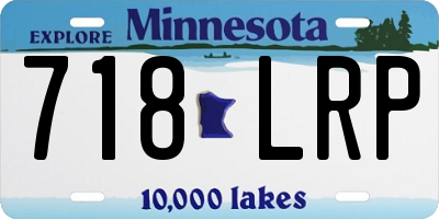 MN license plate 718LRP