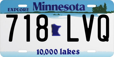 MN license plate 718LVQ
