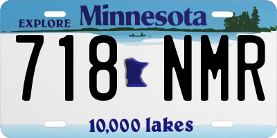 MN license plate 718NMR