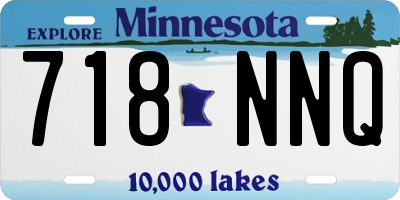 MN license plate 718NNQ