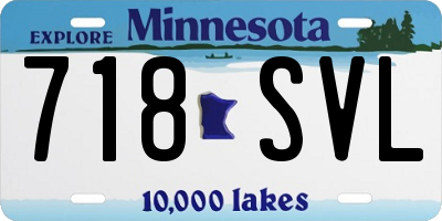 MN license plate 718SVL