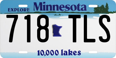 MN license plate 718TLS