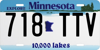 MN license plate 718TTV