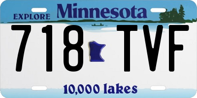 MN license plate 718TVF