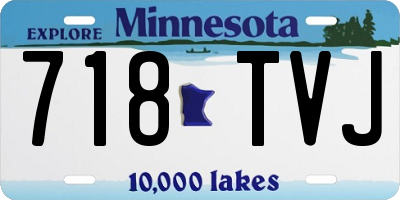 MN license plate 718TVJ