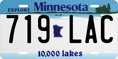 MN license plate 719LAC